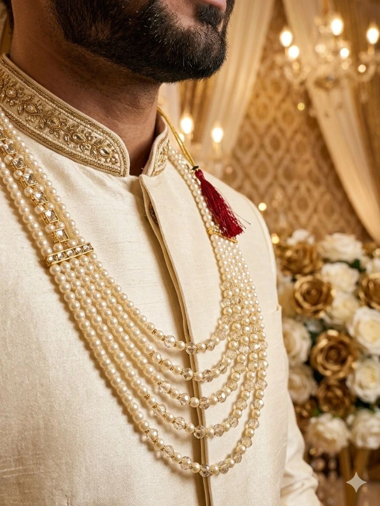 Pearl Dhula Moti Necklace